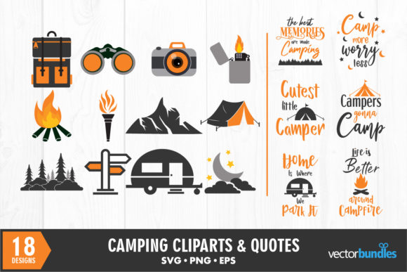 Camp Quote and Clip Art Bundle: A Designer’s Review