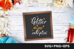 Review: Glitter is Always an Option Quote for Embroidery