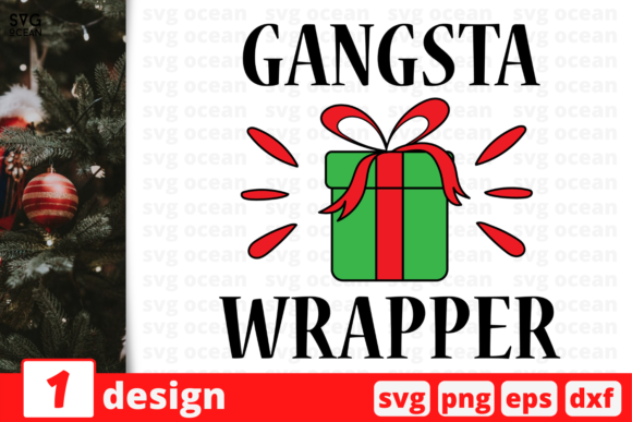 Reviewing Gangsta Wrapper, Christmas Quote for Embroidery