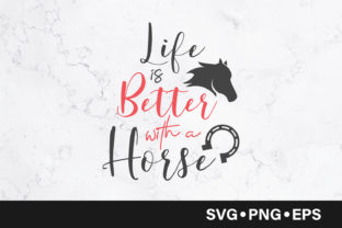Reviewing Life is Better with a Horse Quote for Stitching