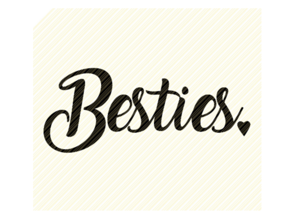Reviewing the Besties Quote Text Graphic for Embroidery