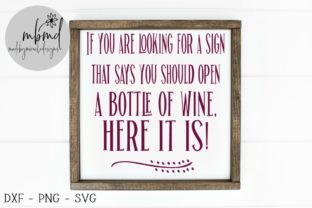 Reviewing the Bottle of Wine Funny Quote Design