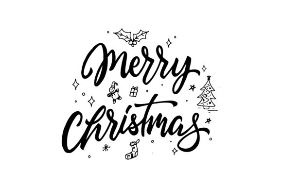 Reviewing the Merry Christmas Handdrawn Quote for Embroidery